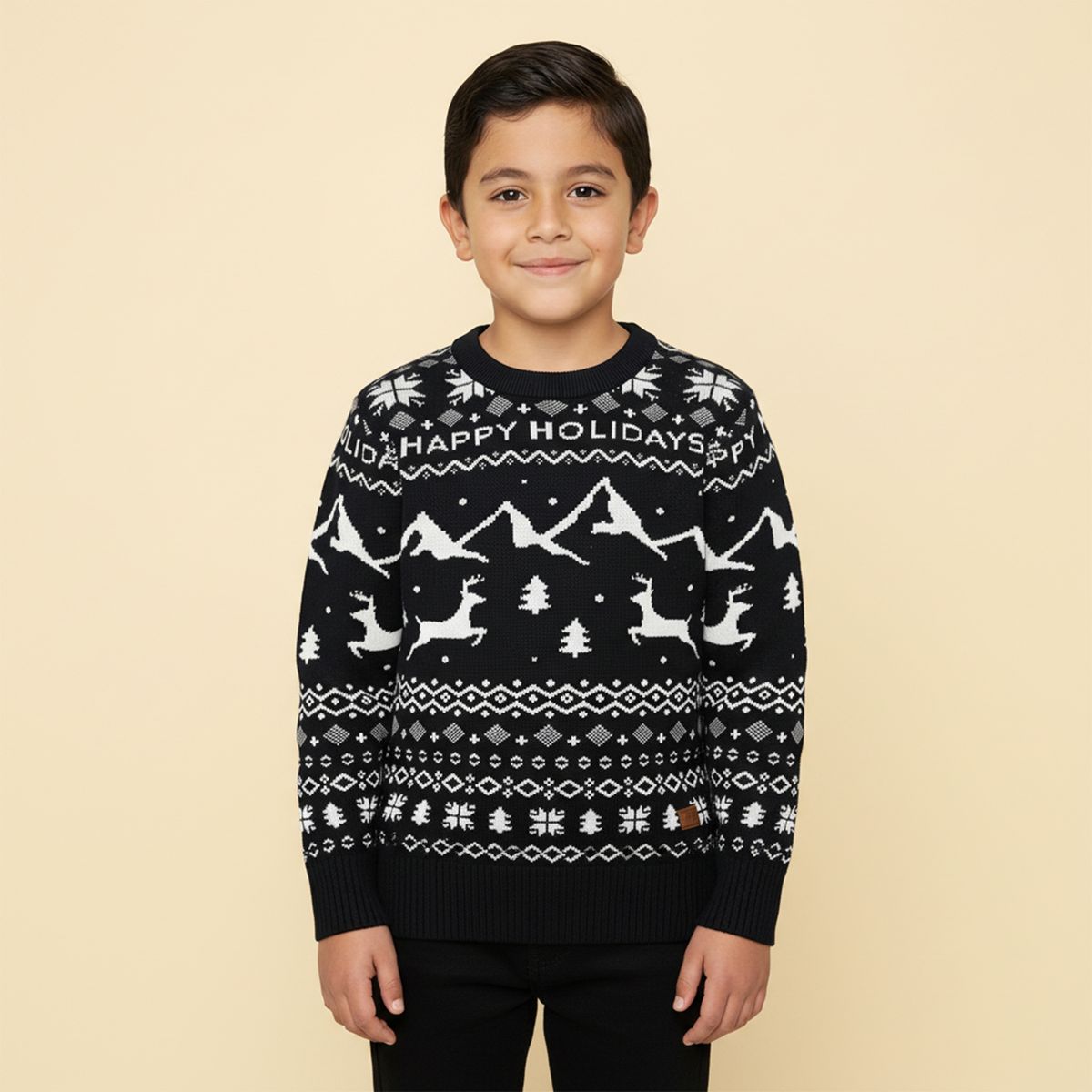 CONIGLIO - Saco Navideño para Niño de Algodón Coniglio