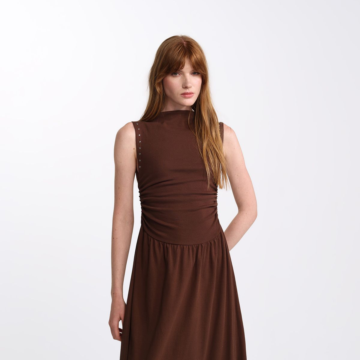 DENIMLAB - Vestido Largo para Mujer Algodón Denimlab