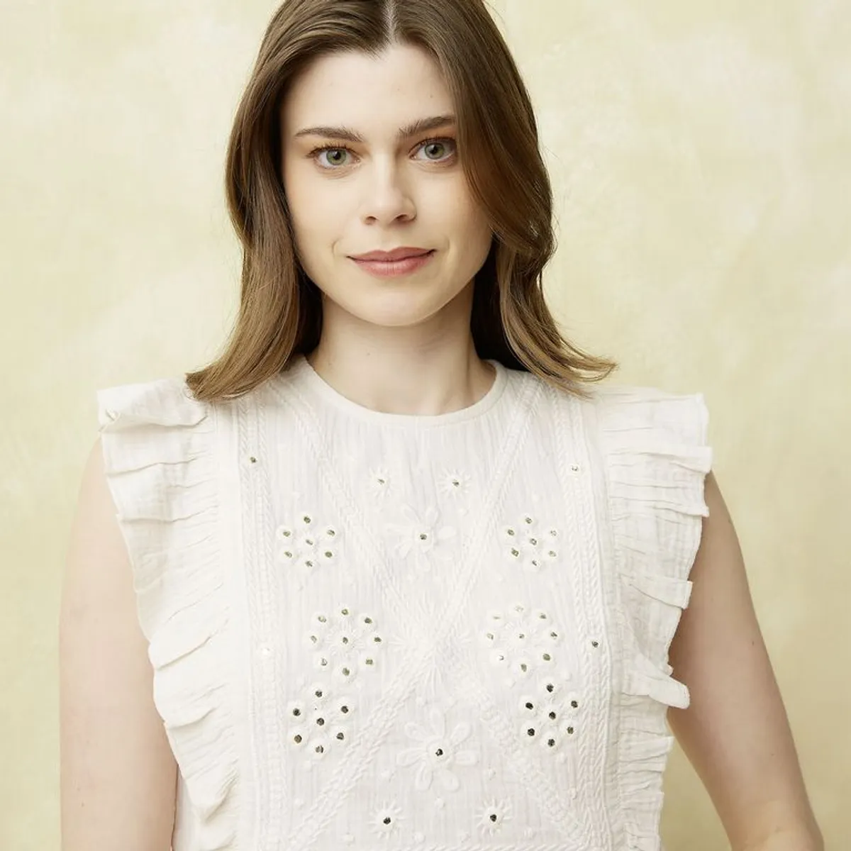 UNIVERSITY CLUB - Blusa Mujer con Bordado Sin mangas Univeristy Club