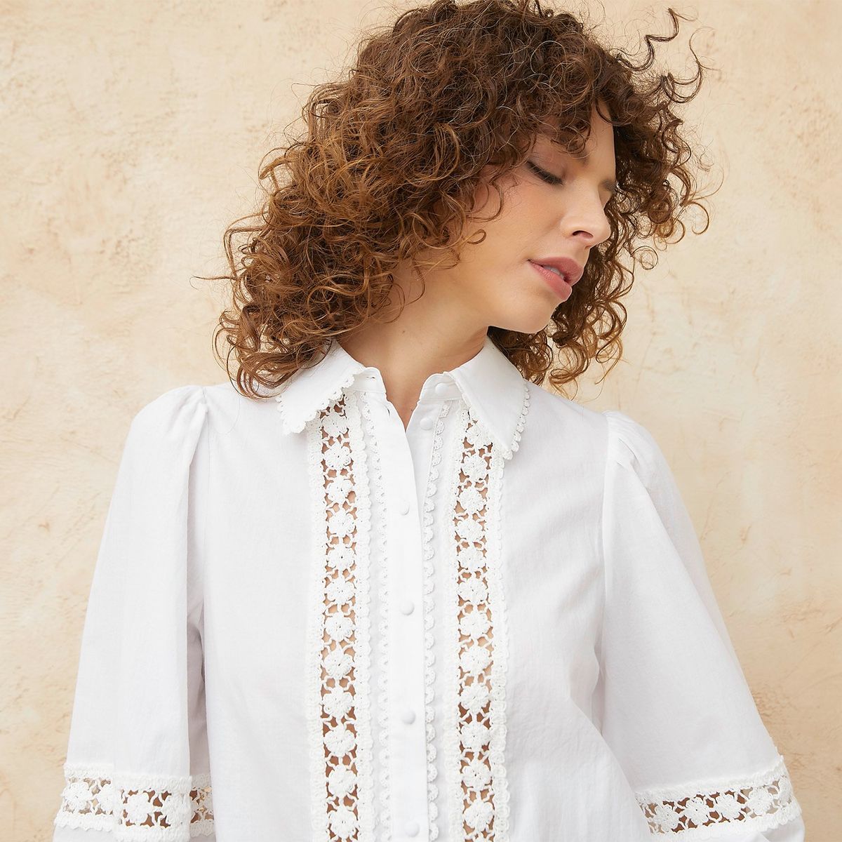 BASEMENT - Blusa Mujer Manga larga Algodón Basement