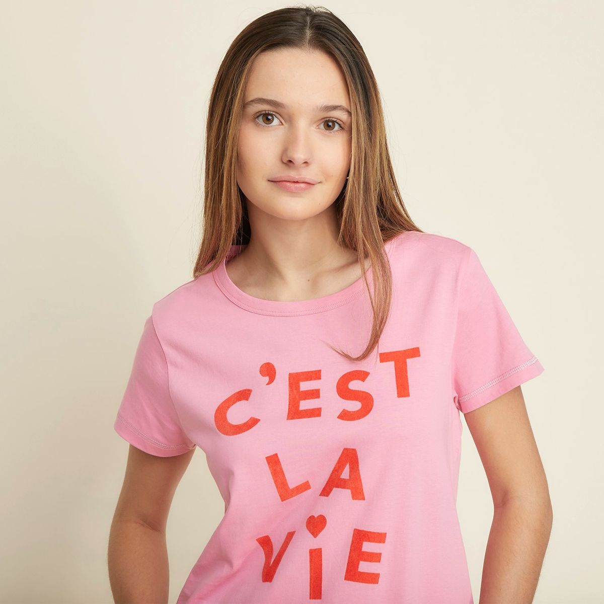 SYBILLA - Camiseta de pijama Mujer Medio Manga corta de Algodón Sybilla 