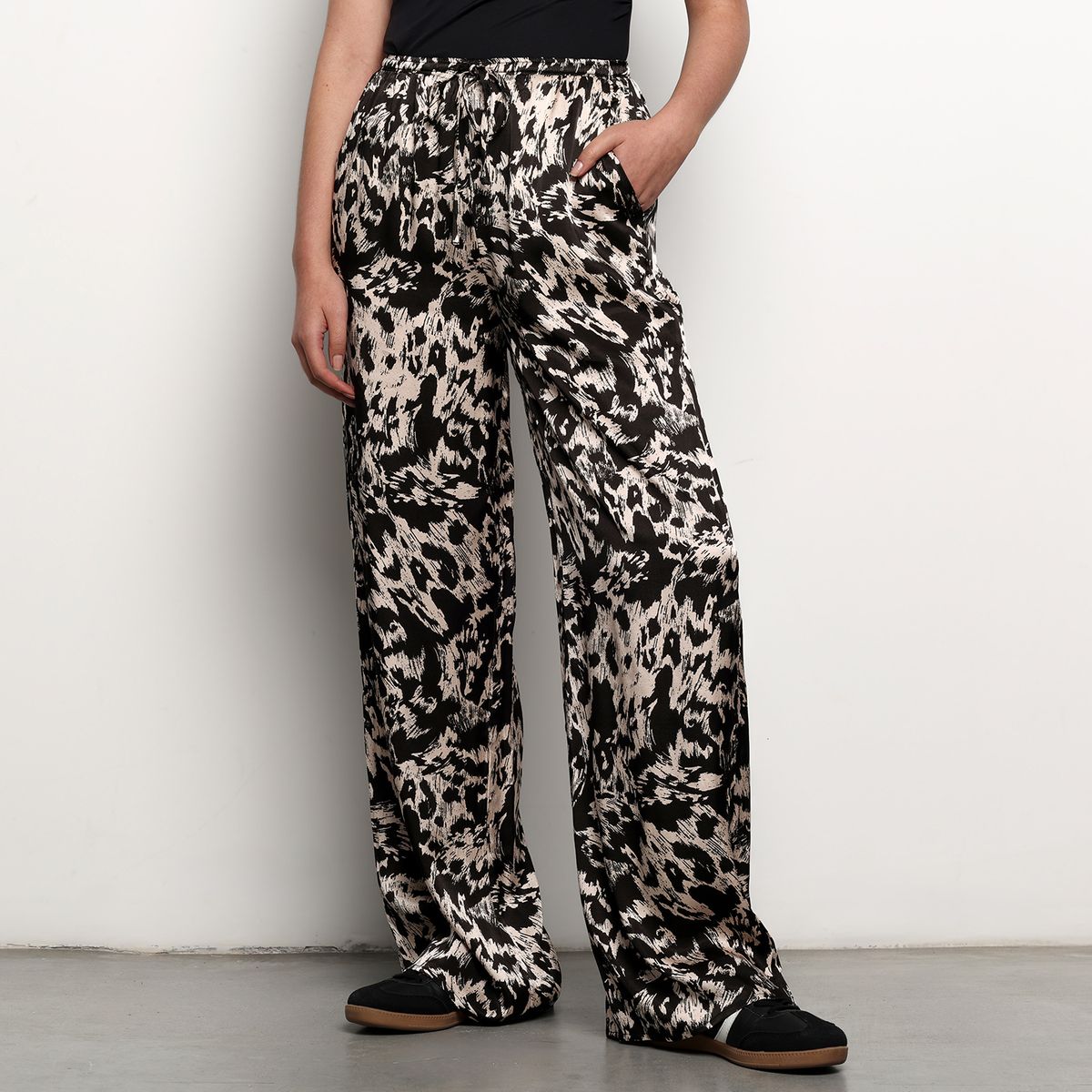 DENIMLAB - Pantalón Wide leg Mujer Tiro alto Denimlab