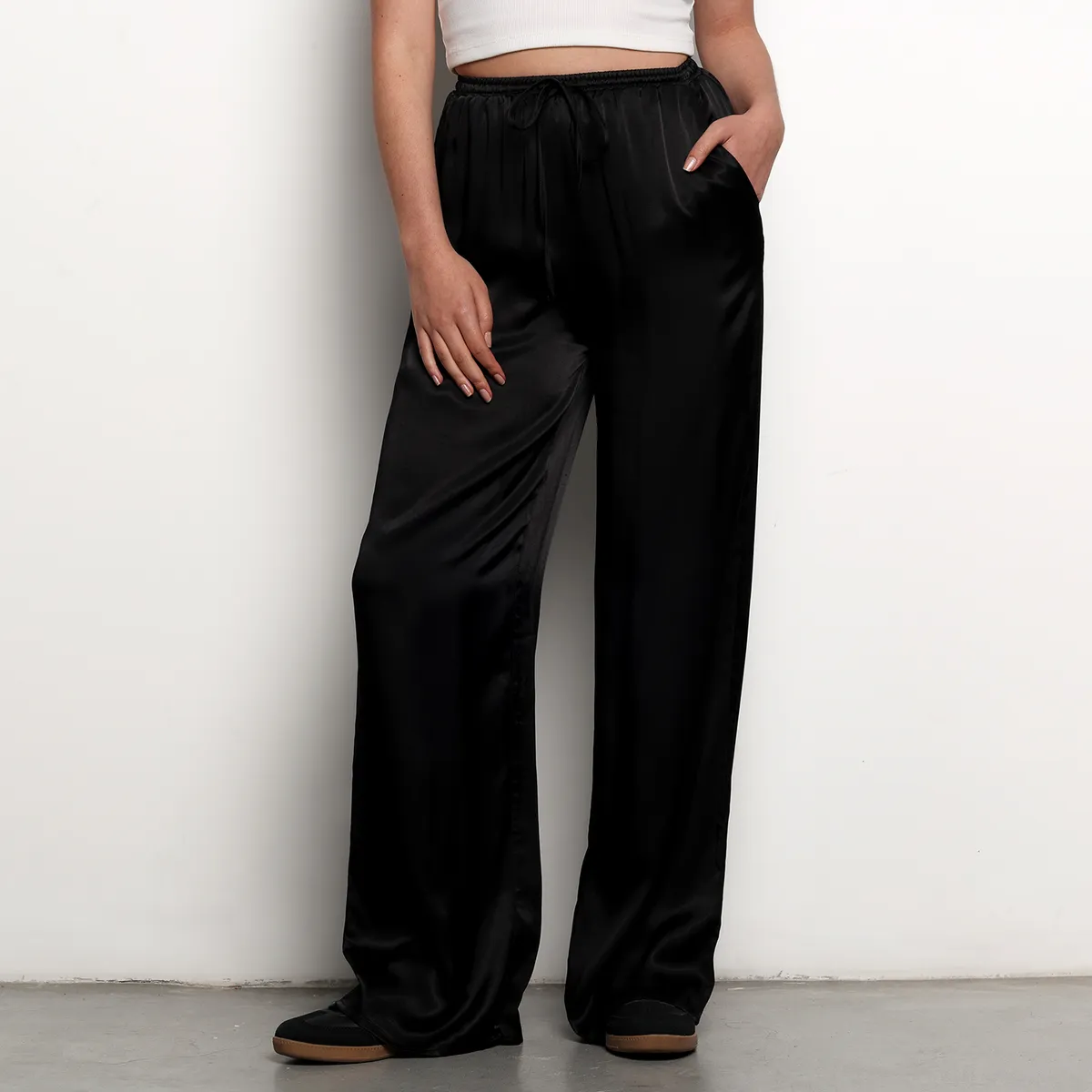 DENIMLAB - Pantalón Wide leg Mujer Tiro alto Denimlab