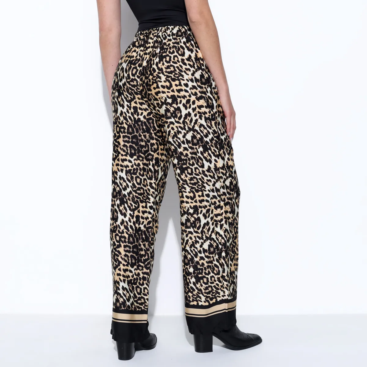 MOSSIMO - Pantalón Wide leg Mujer Tiro medio Mossimo