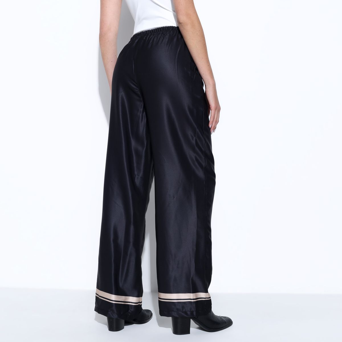 MOSSIMO - Pantalón Wide leg Mujer Tiro medio Mossimo