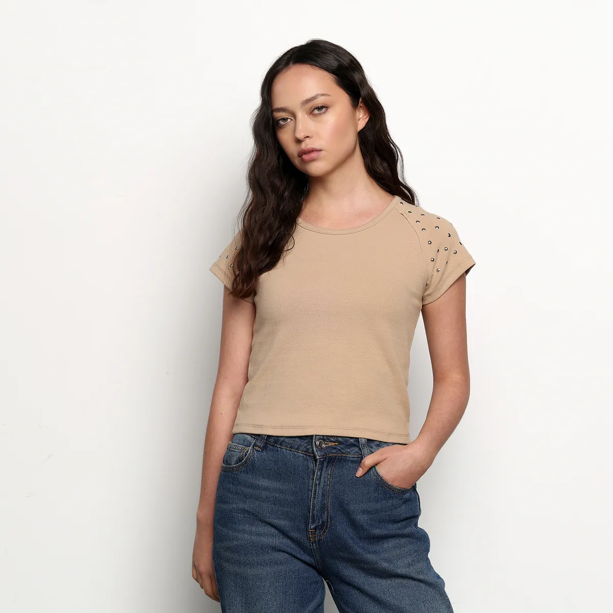 DENIMLAB - Camiseta Mujer Manga corta Denimlab