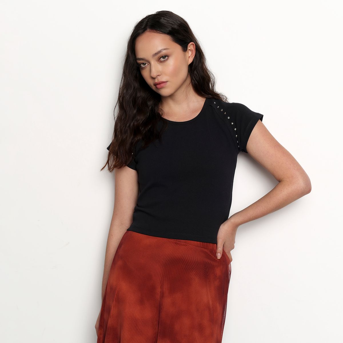 DENIMLAB - Camiseta Mujer Manga corta Denimlab