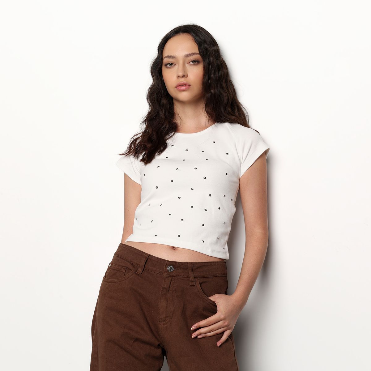 DENIMLAB - Camiseta Mujer Manga corta Denimlab