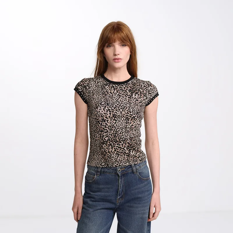 DENIMLAB - Camiseta Mujer Manga corta de Algodón Denimlab