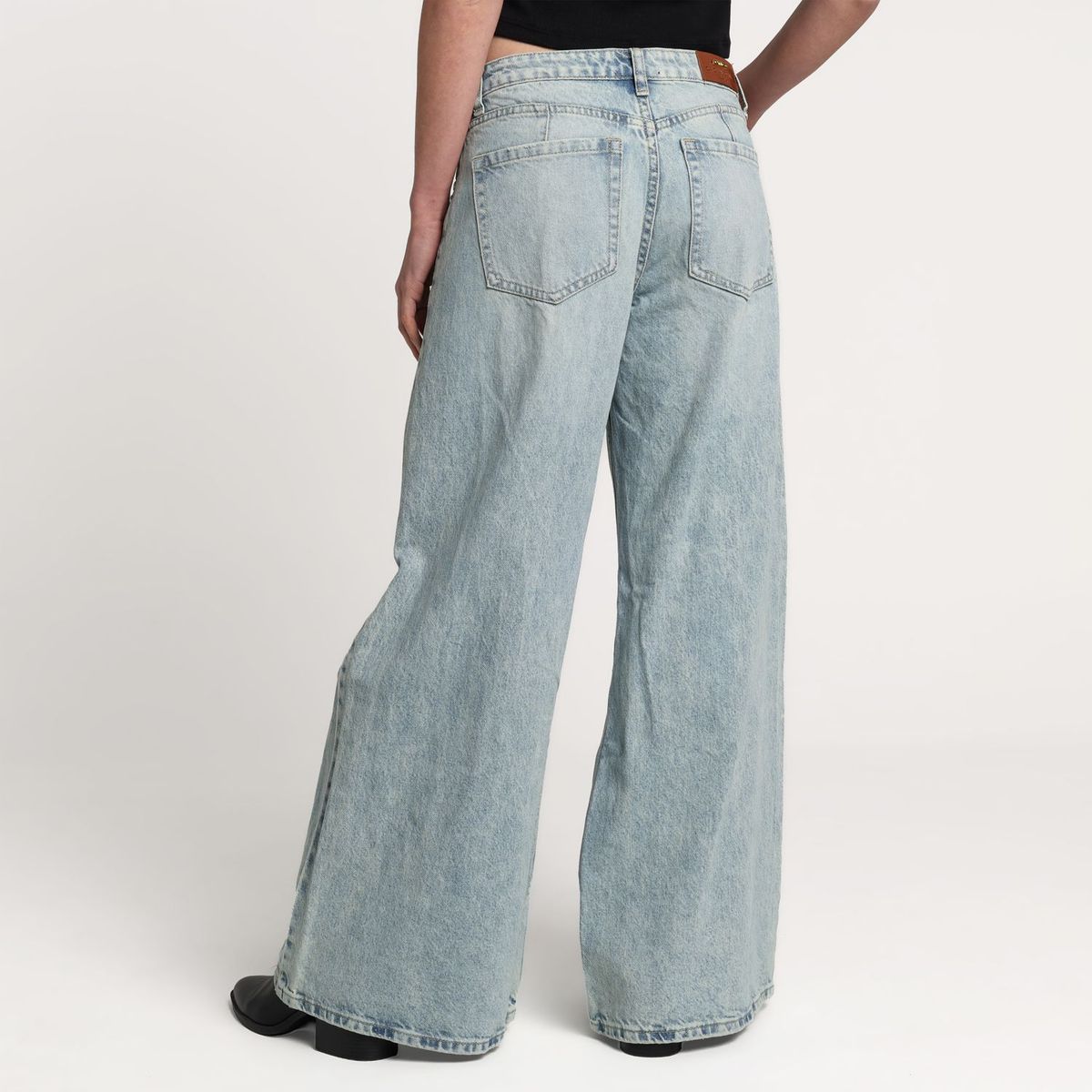 MOSSIMO - Jean Wide leg Mujer Tiro medio Mossimo