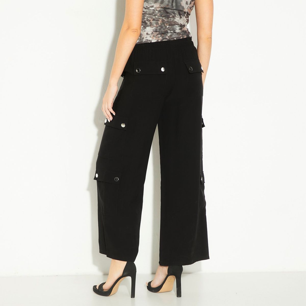 MOSSIMO - Pantalón Cargo Mujer Tiro medio Mossimo