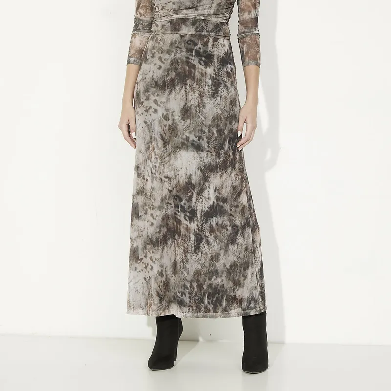 MOSSIMO - Falda Maxi Mujer con Estampado Mossimo
