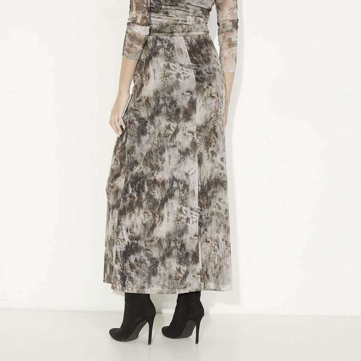 MOSSIMO - Falda Maxi Mujer con Estampado Mossimo