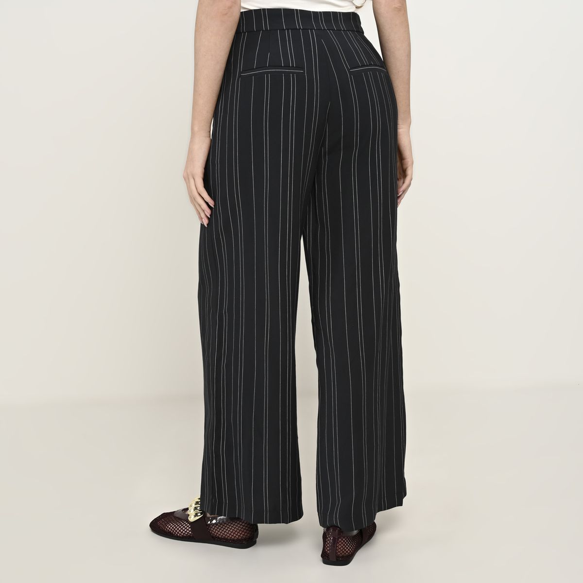 UNIVERSITY CLUB - Pantalón Wide leg Mujer Tiro medio University Club