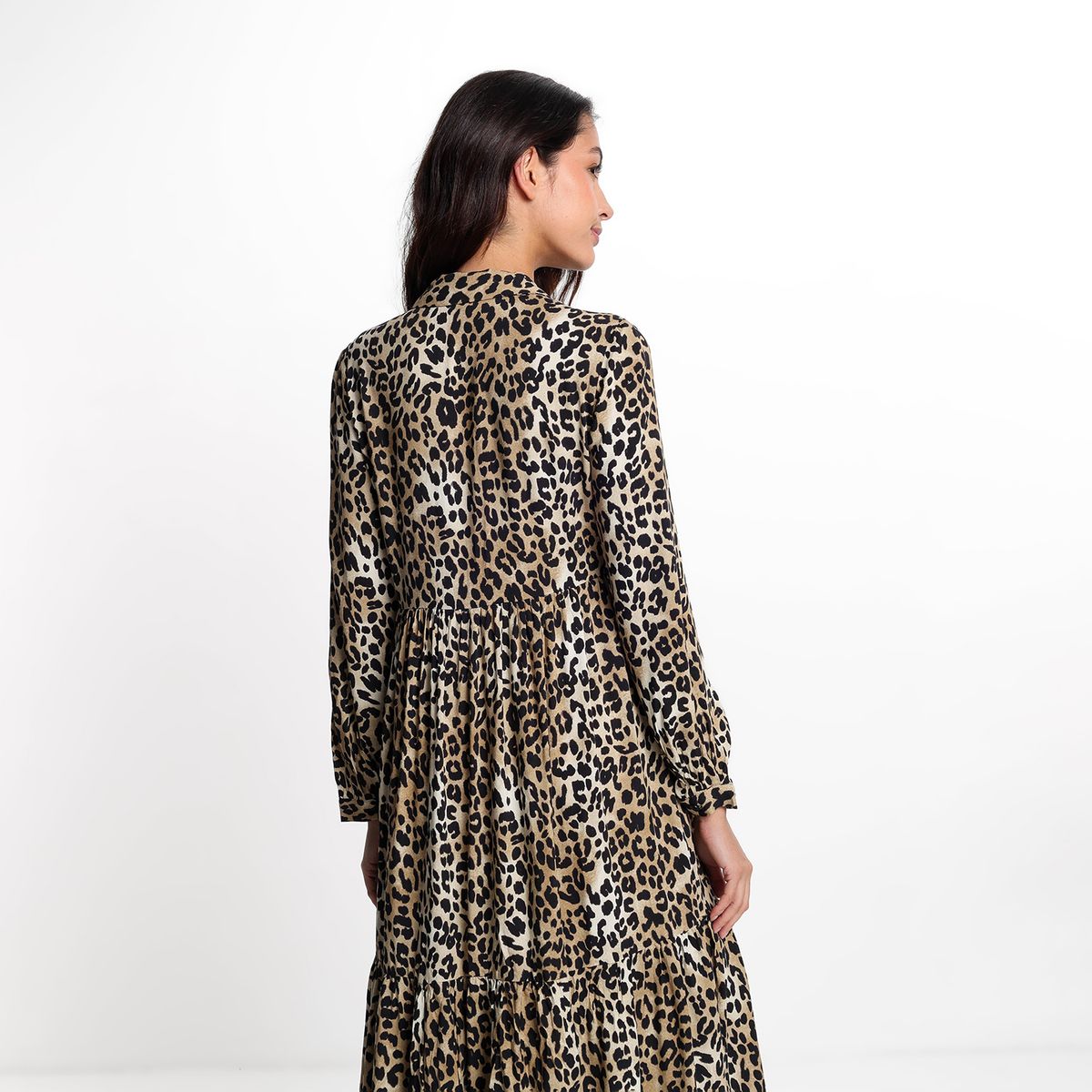 UNIVERSITY CLUB - Vestido camisero Mujer Medio Casual con Estampado University Club