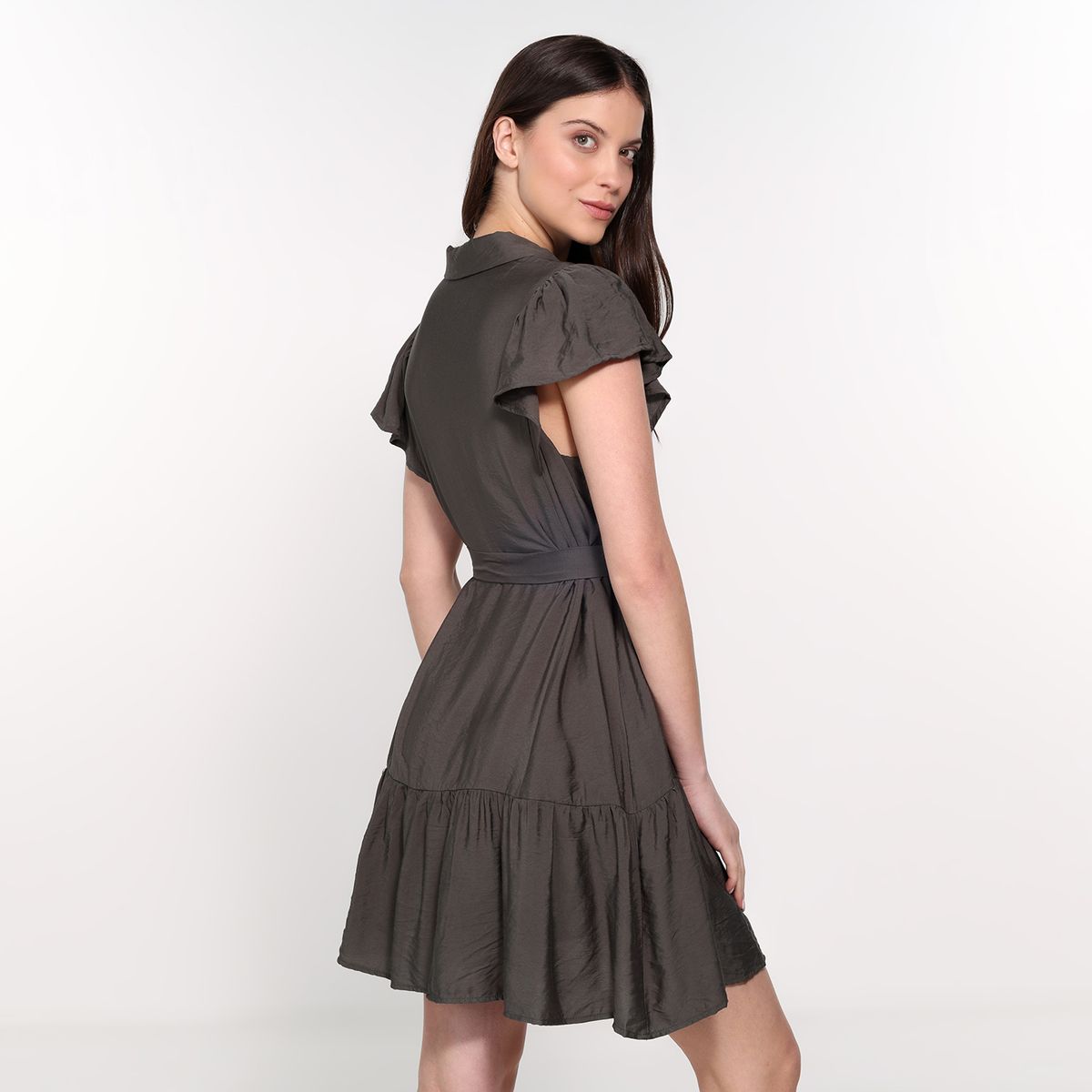 BASEMENT - Vestido Mujer Corto Casual Basement