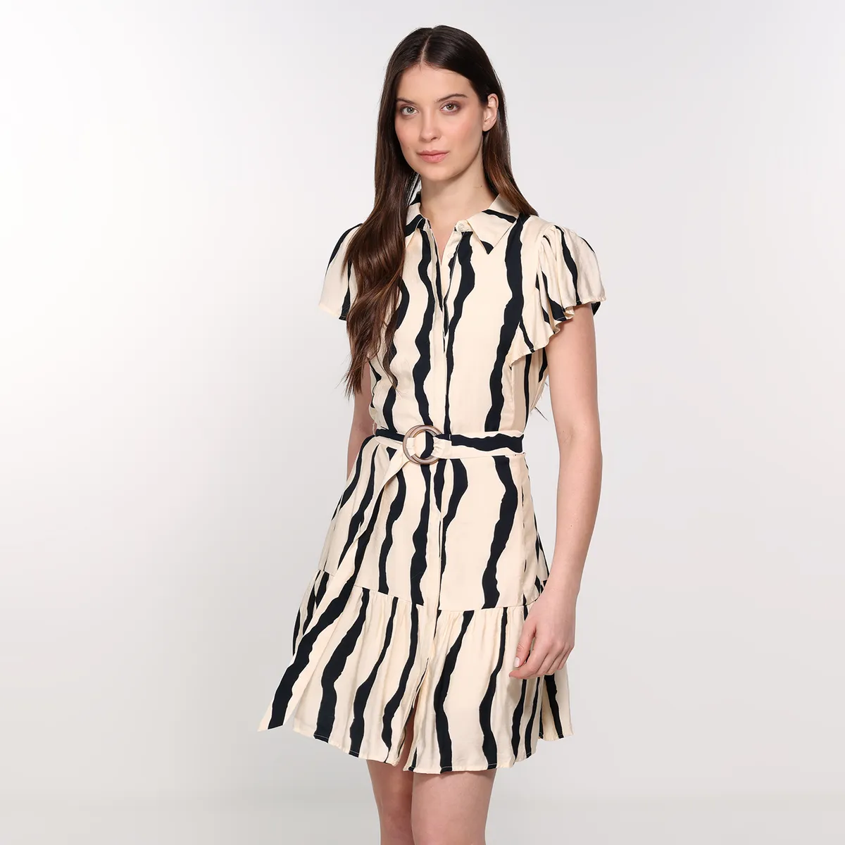 BASEMENT - Vestido Mujer Corto Casual Basement