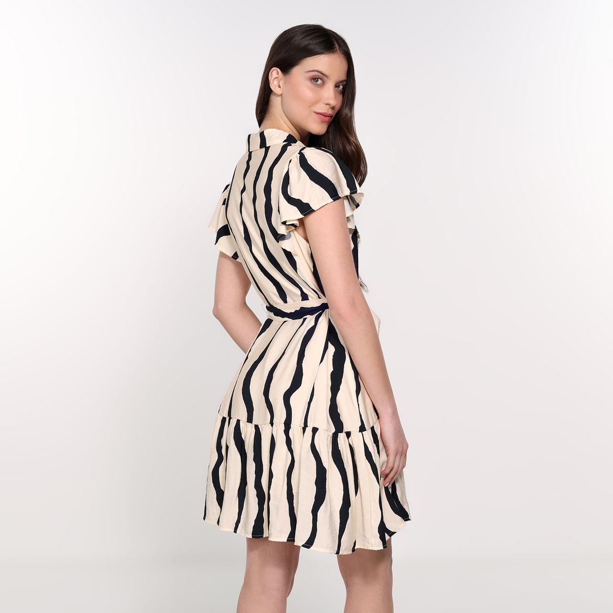 BASEMENT - Vestido Mujer Corto Casual Basement