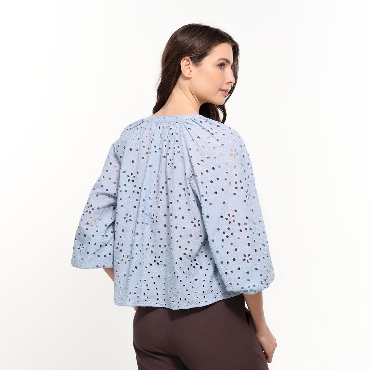 UNIVERSITY CLUB - Blusa Mujer Bordado Manga larga University Club 