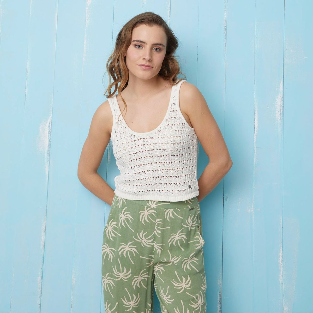 DOO AUSTRALIA - Blusa Mujer Sin mangas de Algodón Doo Australia