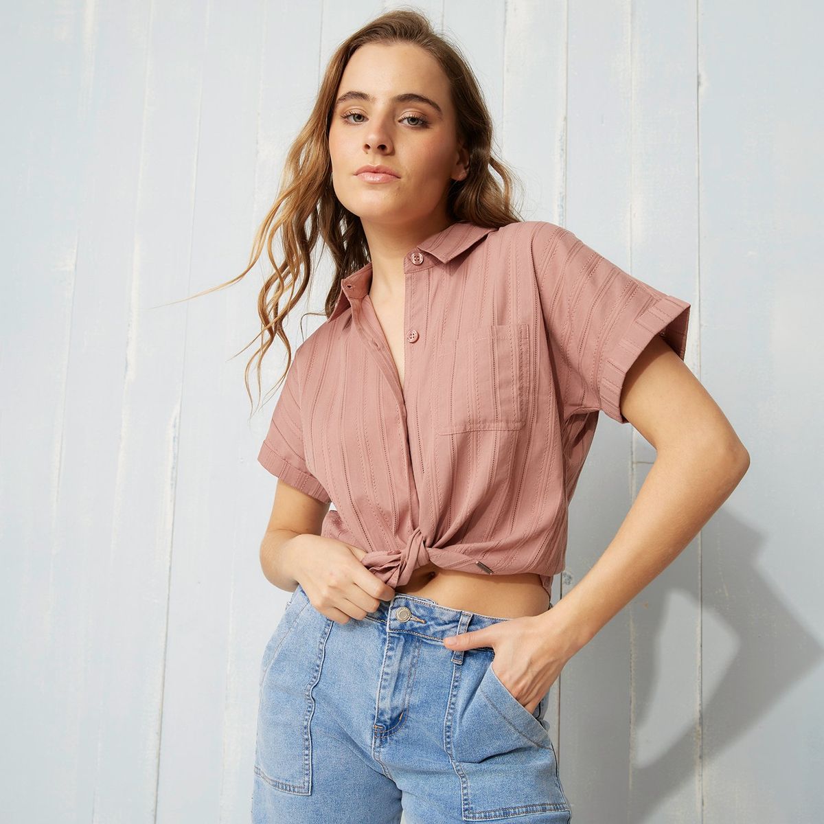 DOO AUSTRALIA - Blusa Mujer Manga corta de Algodón Doo Australia