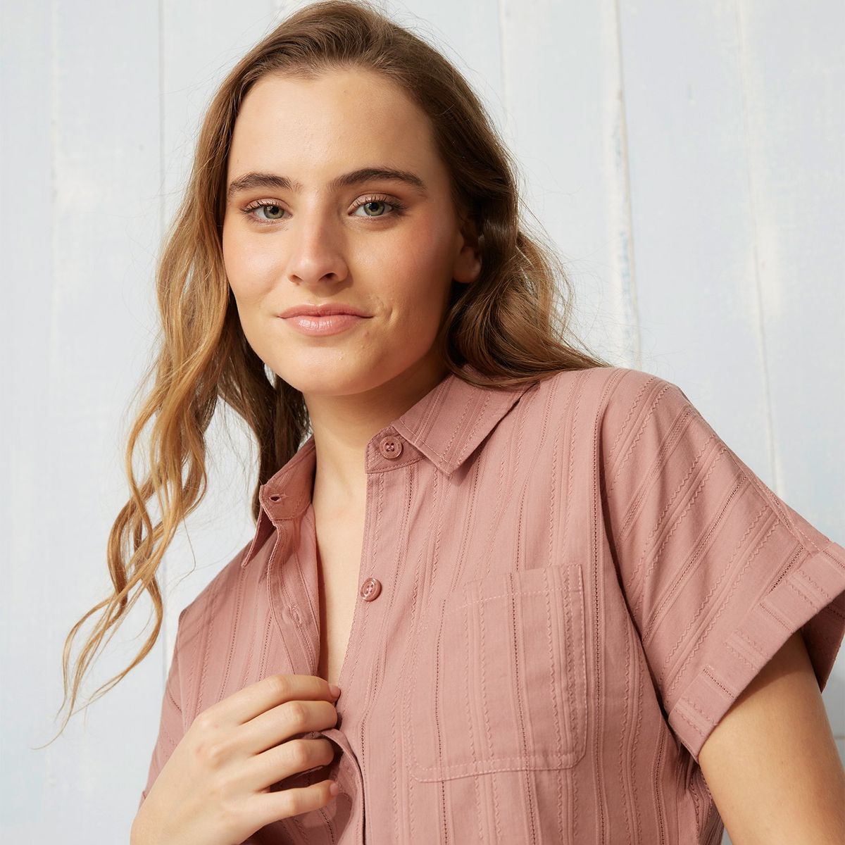 DOO AUSTRALIA - Blusa Mujer Manga corta de Algodón Doo Australia