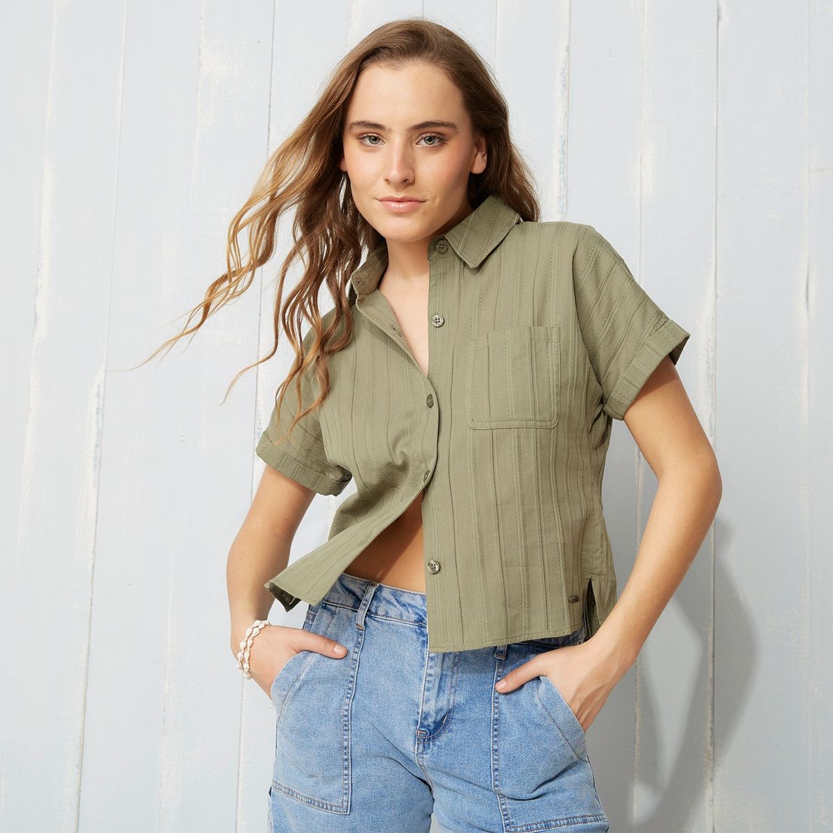 DOO AUSTRALIA - Blusa Mujer Manga corta de Algodón Doo Australia