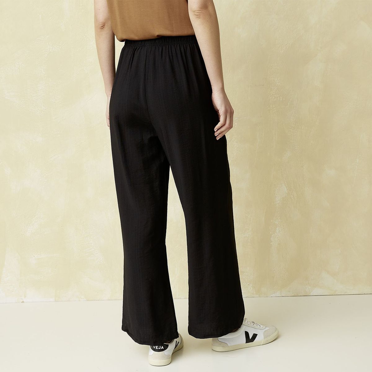 UNIVERSITY CLUB - Pantalón Wide leg Mujer Tiro medio University Club