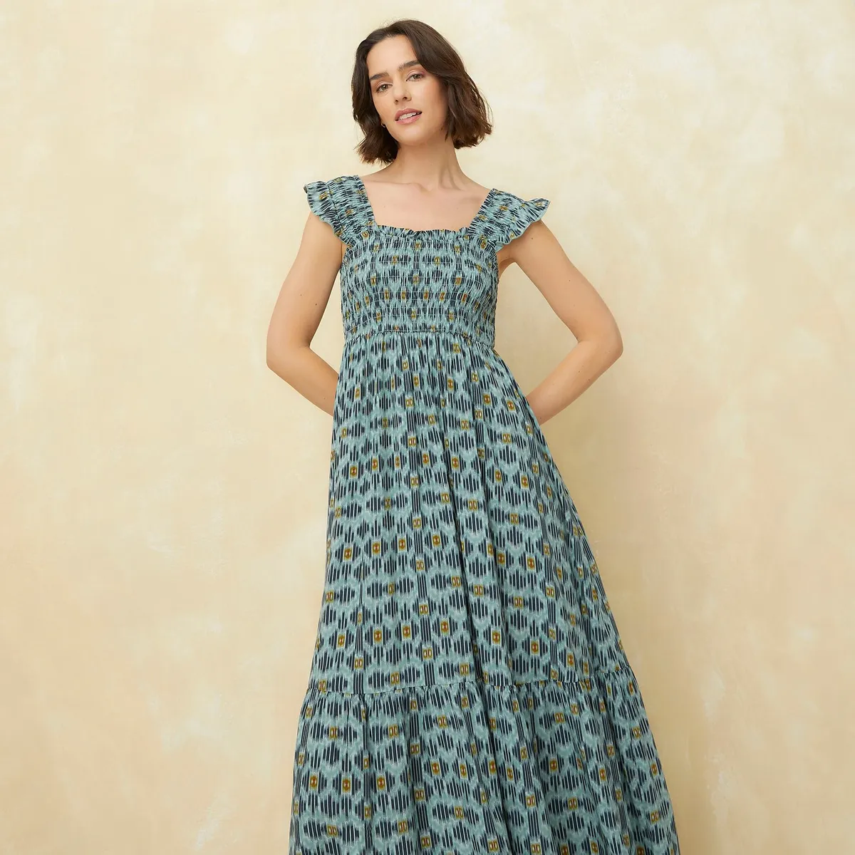 UNIVERSITY CLUB - Vestido Mujer Largo Casual con Estampado University Club