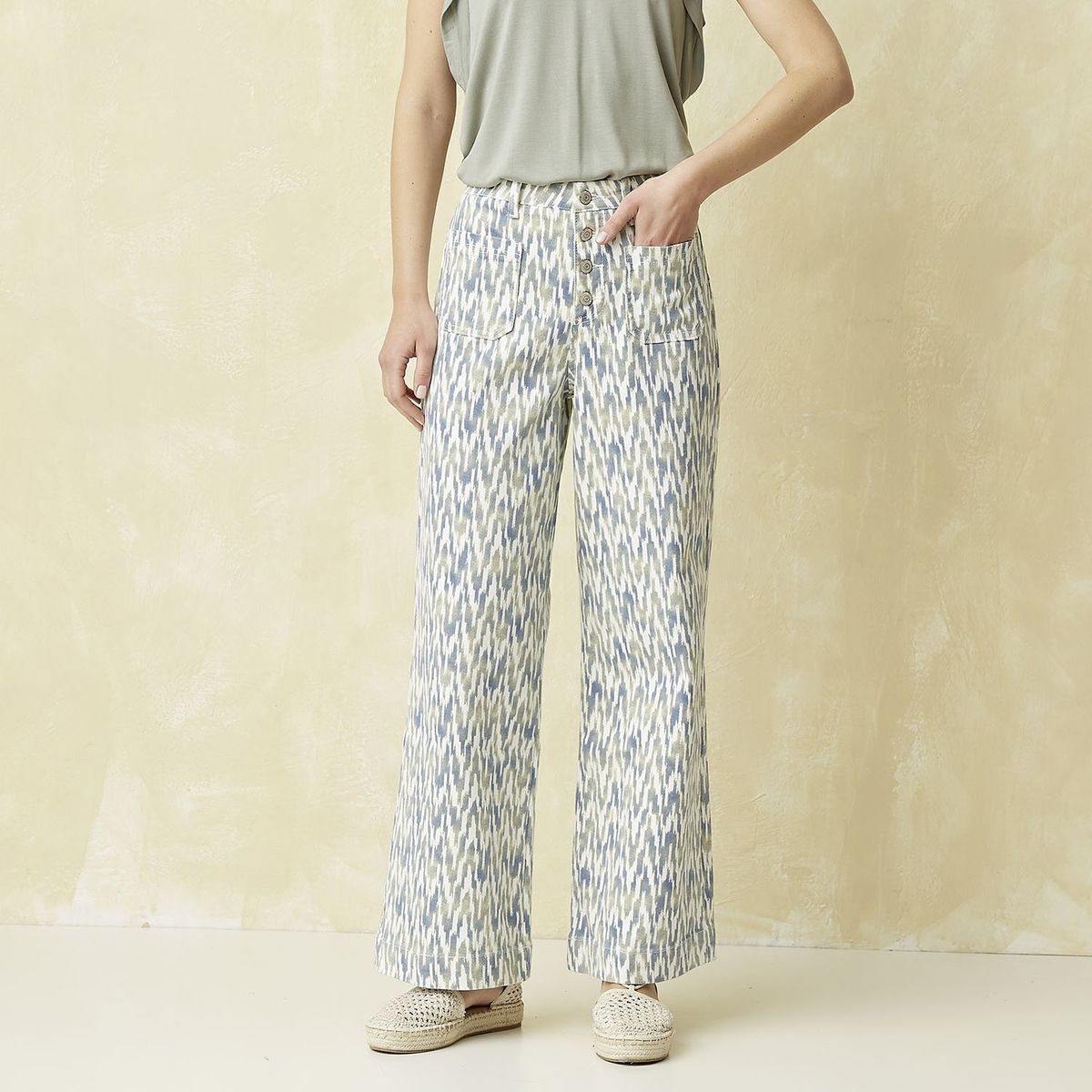 UNIVERSITY CLUB - Jean Recto Mujer Tiro medio con Estampado University Club