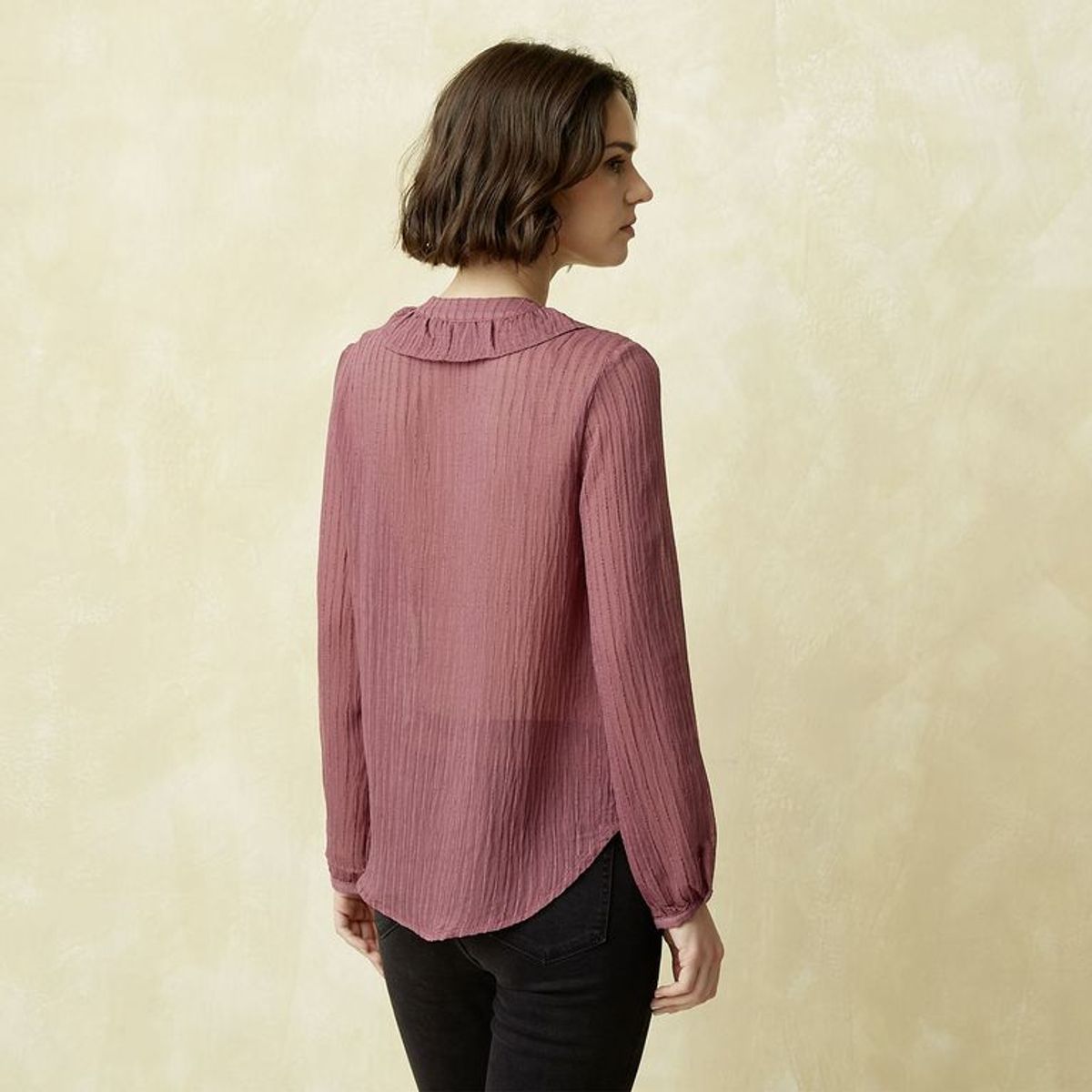 UNIVERSITY CLUB - Blusa Mujer con Boleros Manga larga University Club