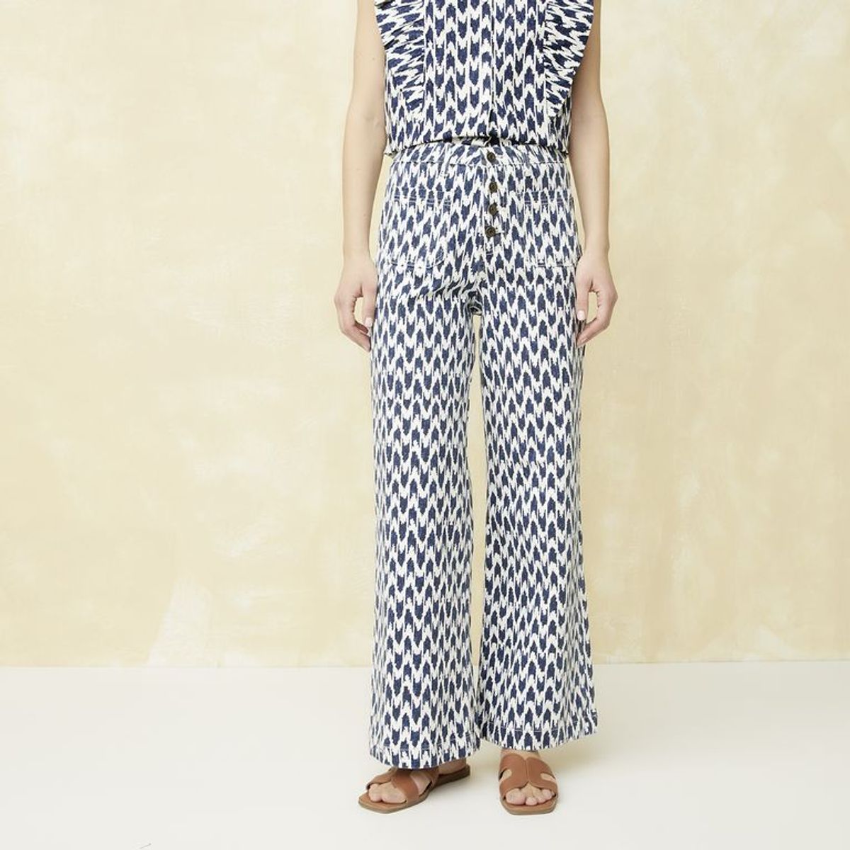 UNIVERSITY CLUB - Pantalón Recto Mujer Tiro alto University Club