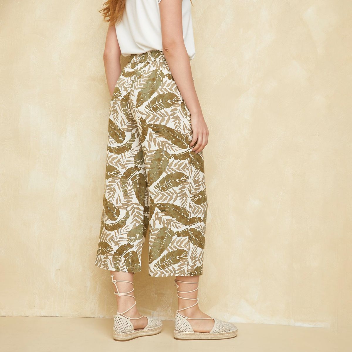 UNIVERSITY CLUB - Pantalón Culotte Mujer Tiro alto University Club