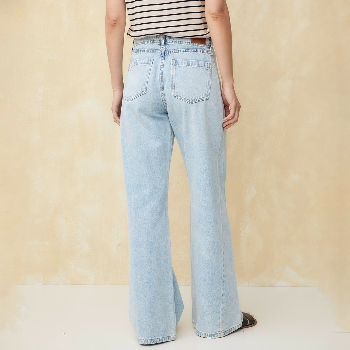 UNIVERSITY CLUB - Jean Wide leg Mujer Tiro alto University Club