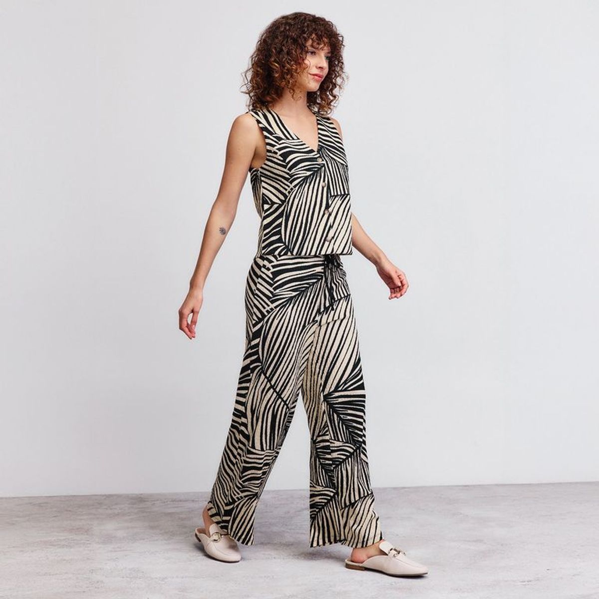 UNIVERSITY CLUB - Pantalón Recto Mujer Tiro alto University Club