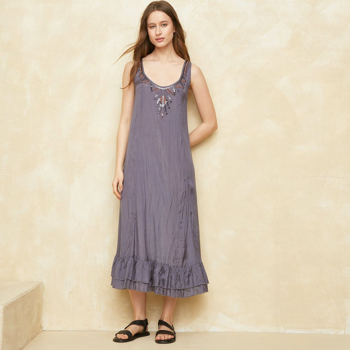 UNIVERSITY CLUB - Vestido Mujer Medio Casual University Club