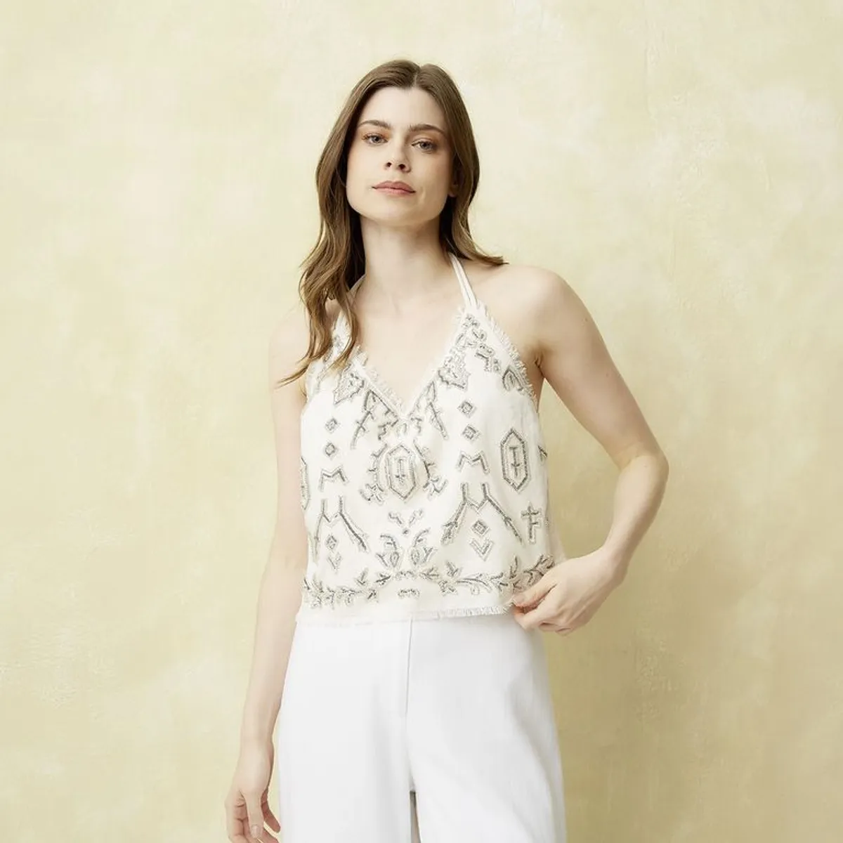 UNIVERSITY CLUB - Top Esqueleto Mujer Lentejuelas University Club