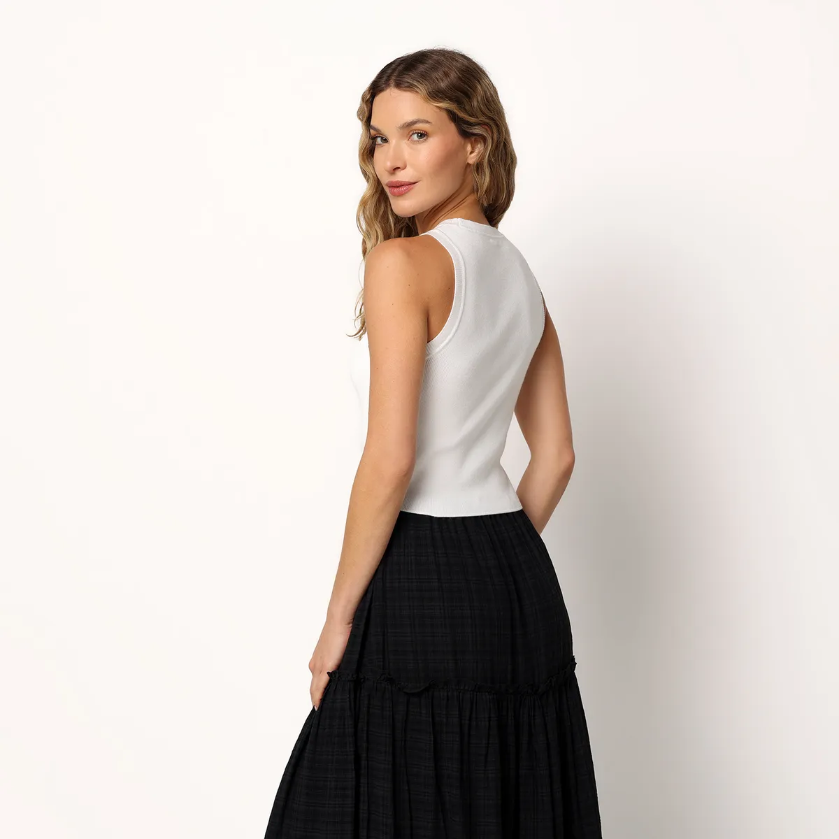 SYBILLA - Top Mujer Sin mangas Sybilla