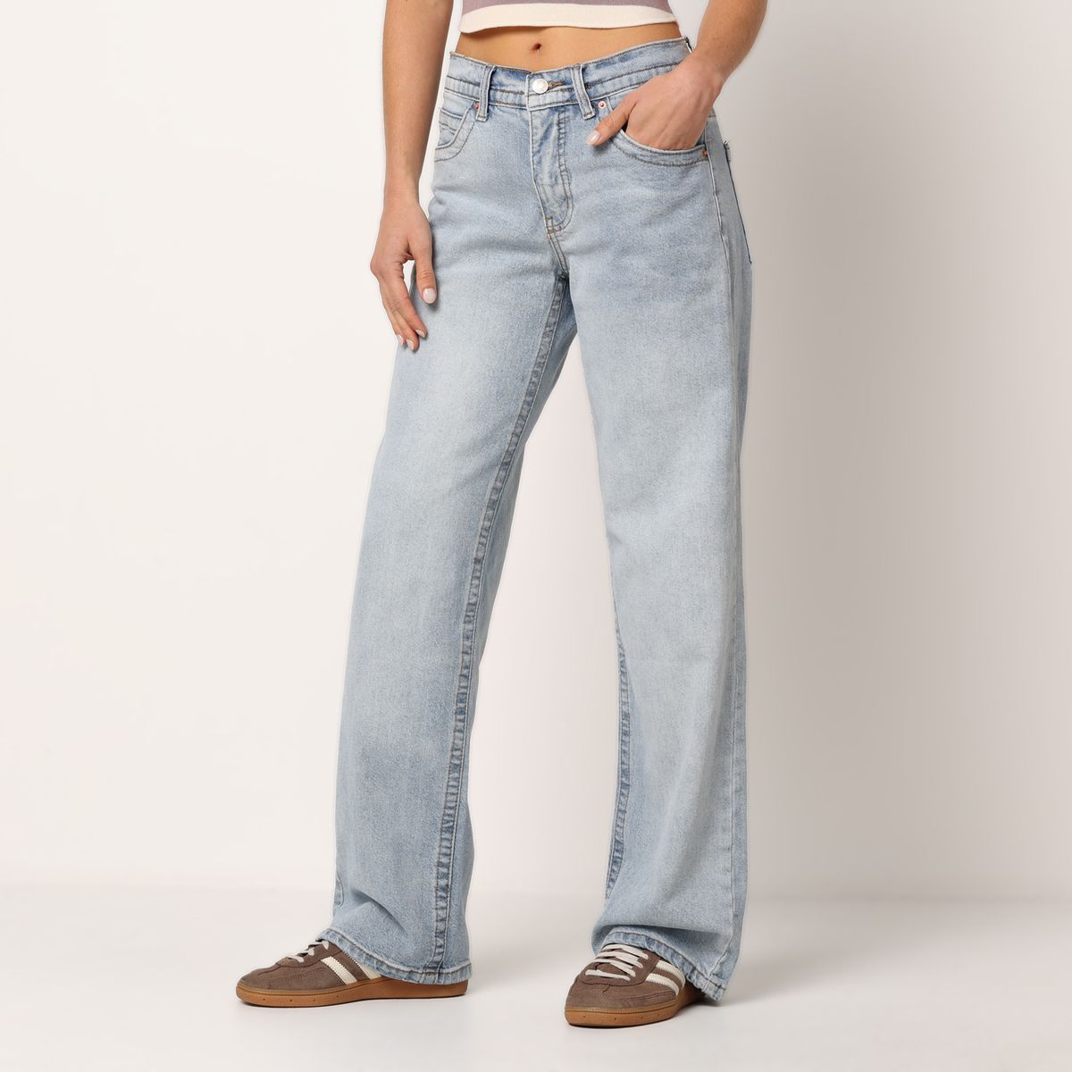 SYBILLA - Jean Mom Mujer Tiro bajo Sybilla