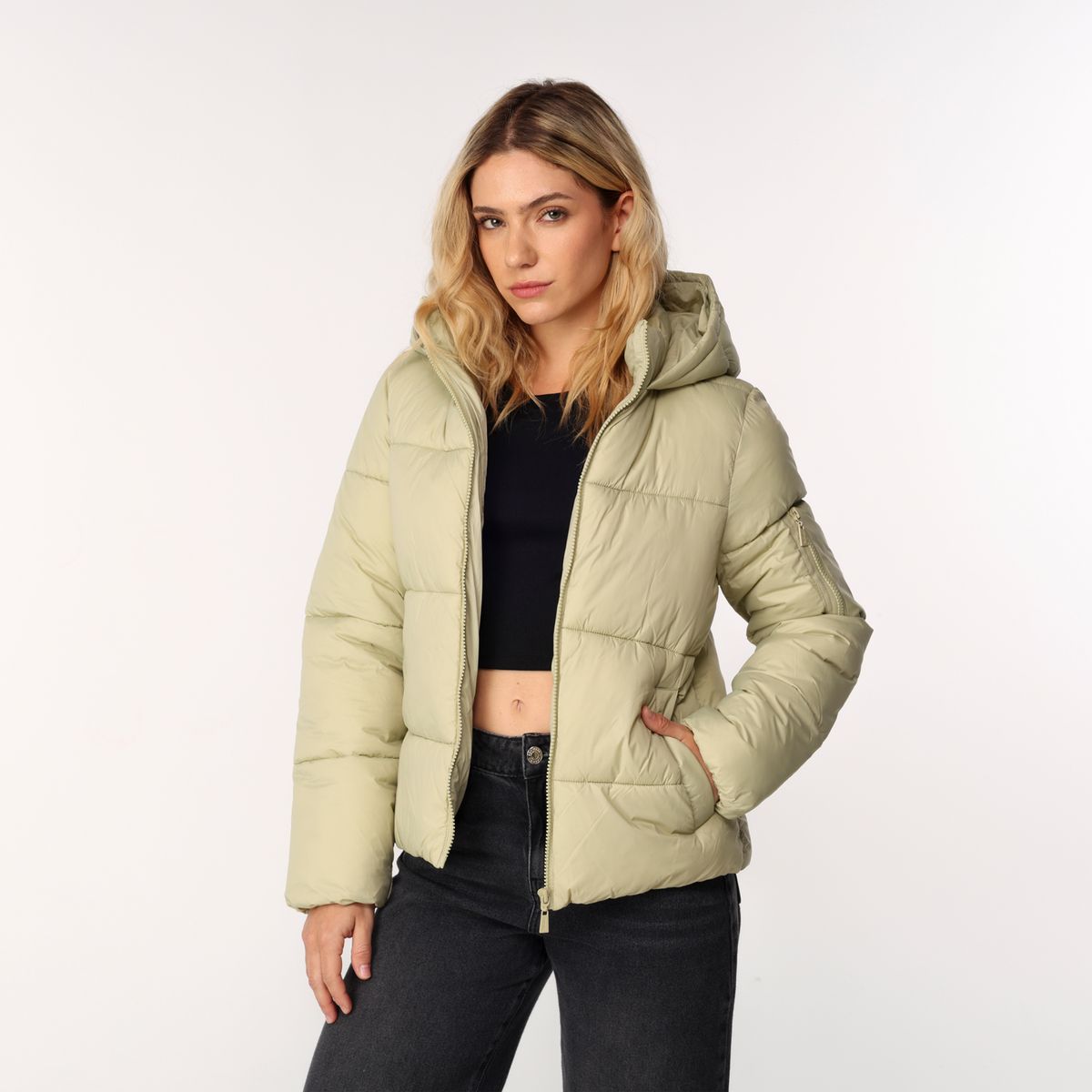 SYBILLA - Chaqueta acolchada Mujer Con capota Sybilla