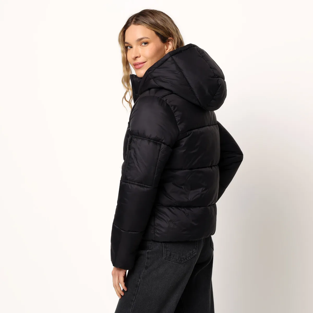 SYBILLA - Chaqueta acolchada Mujer Con capota Sybilla