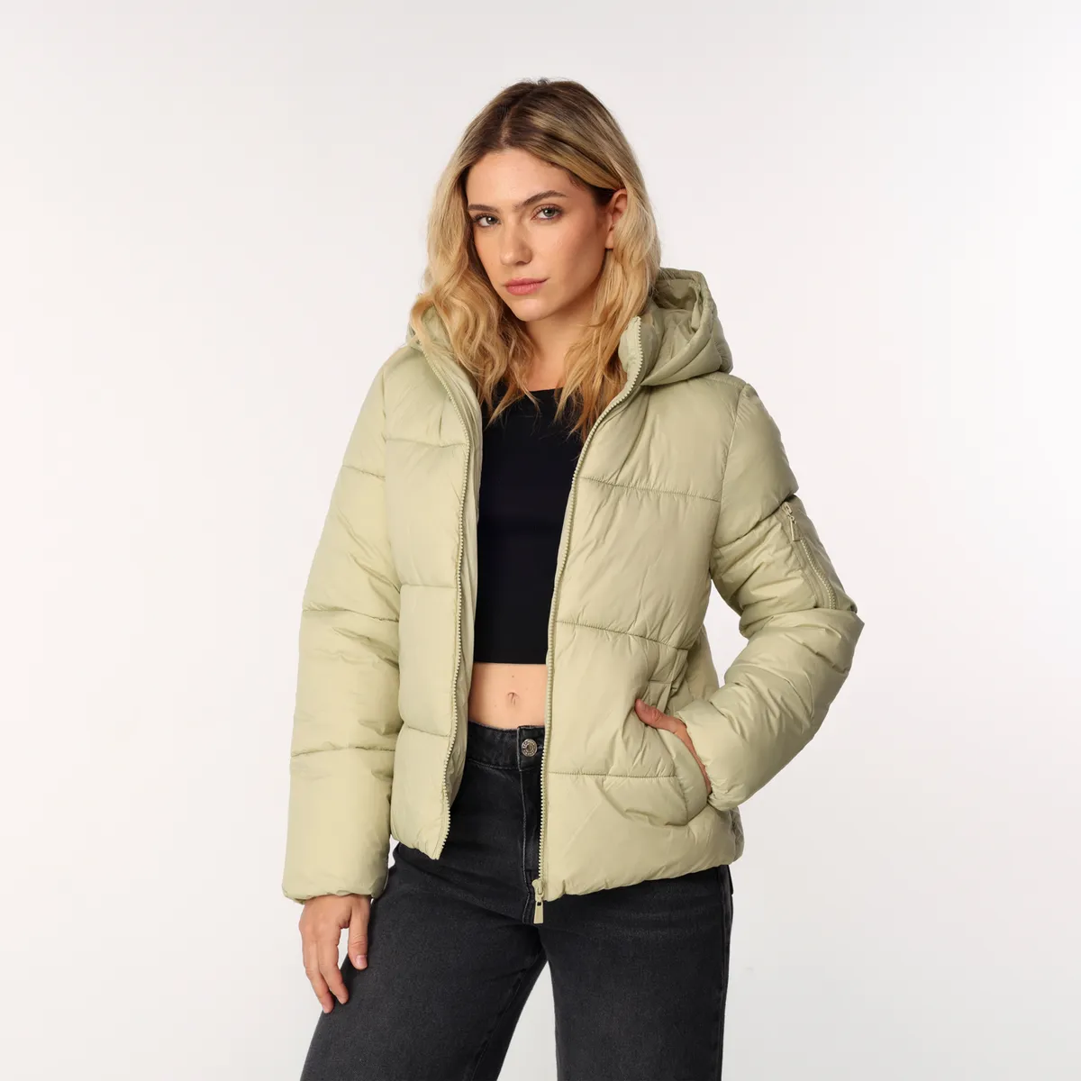 SYBILLA - Chaqueta acolchada Mujer Con capota Sybilla