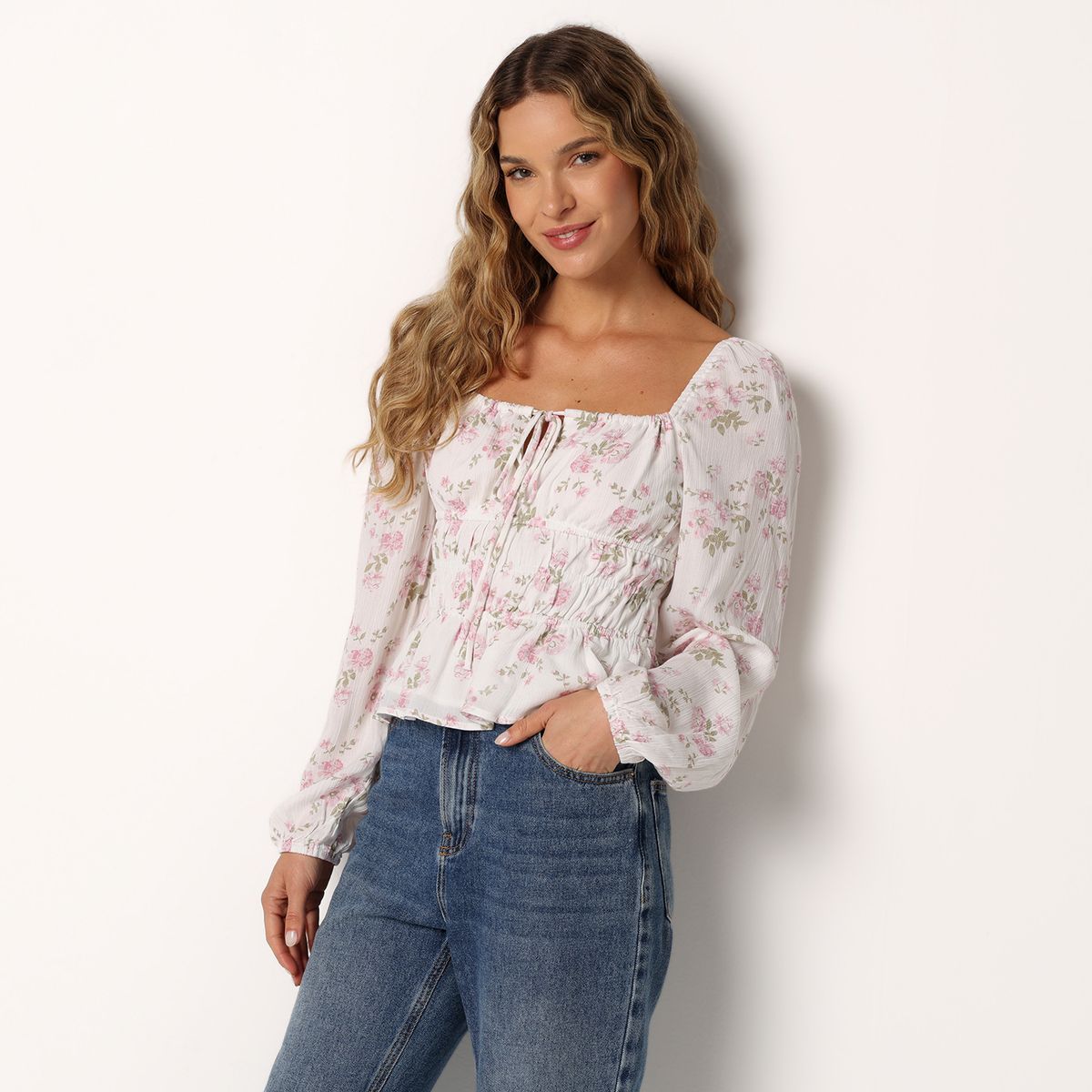 SYBILLA - Blusa Mujer Manga 3/4 Sybilla