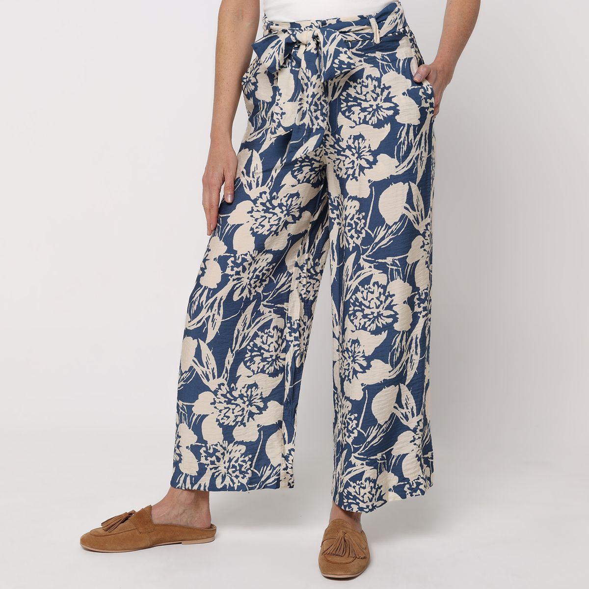 APOLOGY - Pantalón Wide leg Mujer Tiro medio Apology