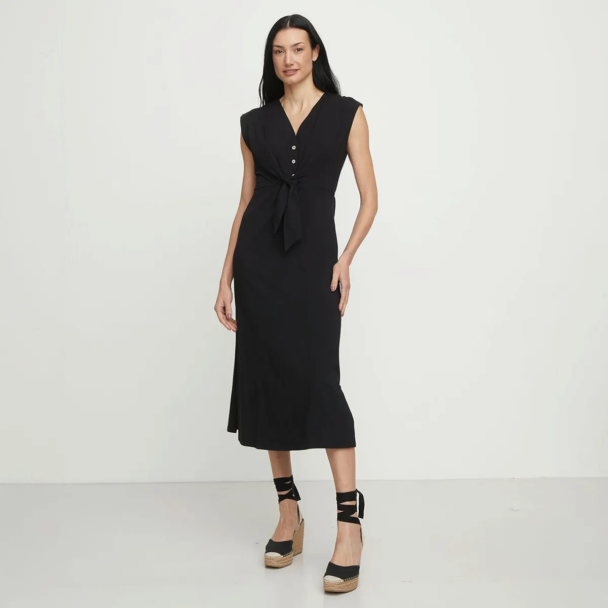 APOLOGY - Vestido Mujer Medio Casual de Algodón Apology