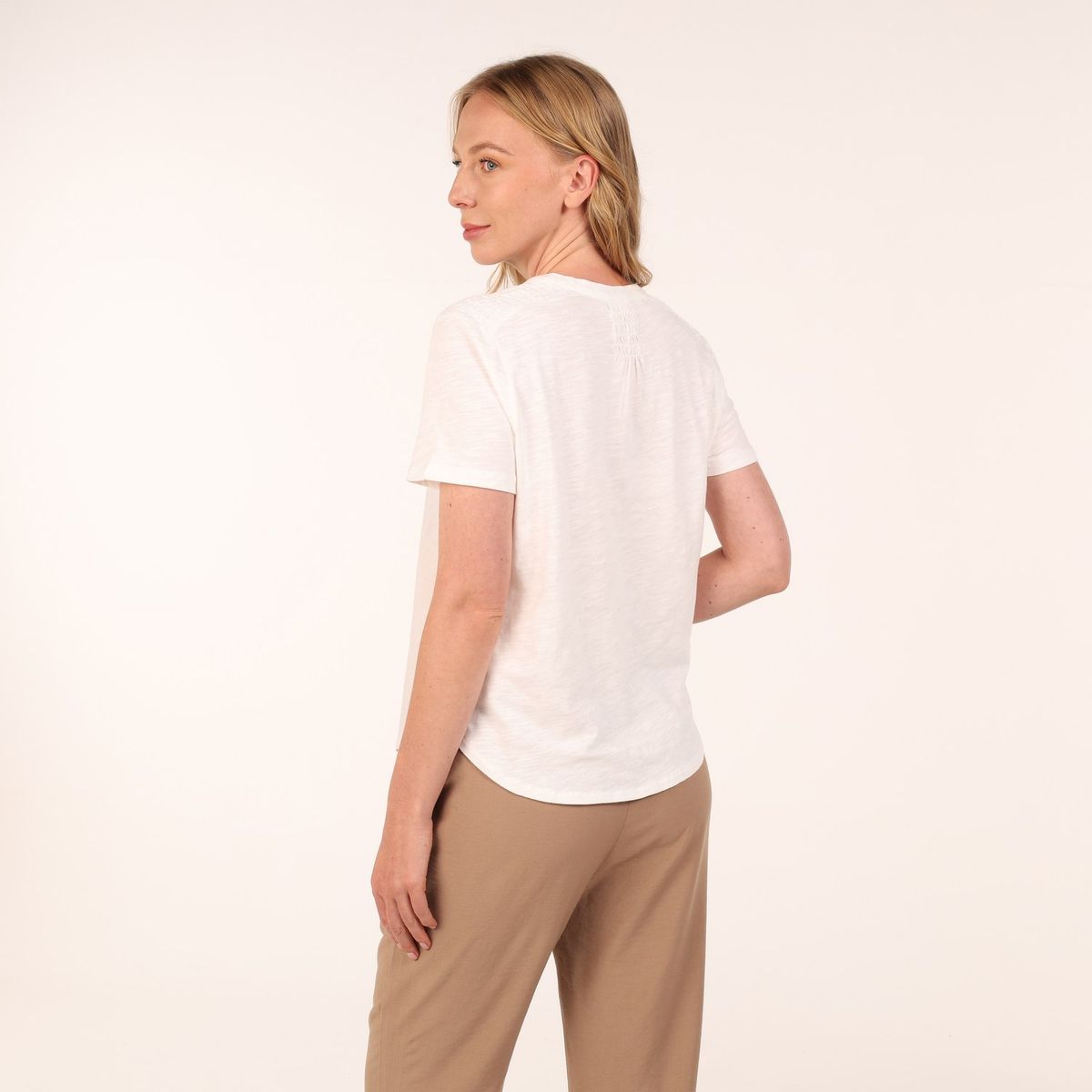 NEWPORT - Blusa Mujer con Bordado Manga corta Newport 