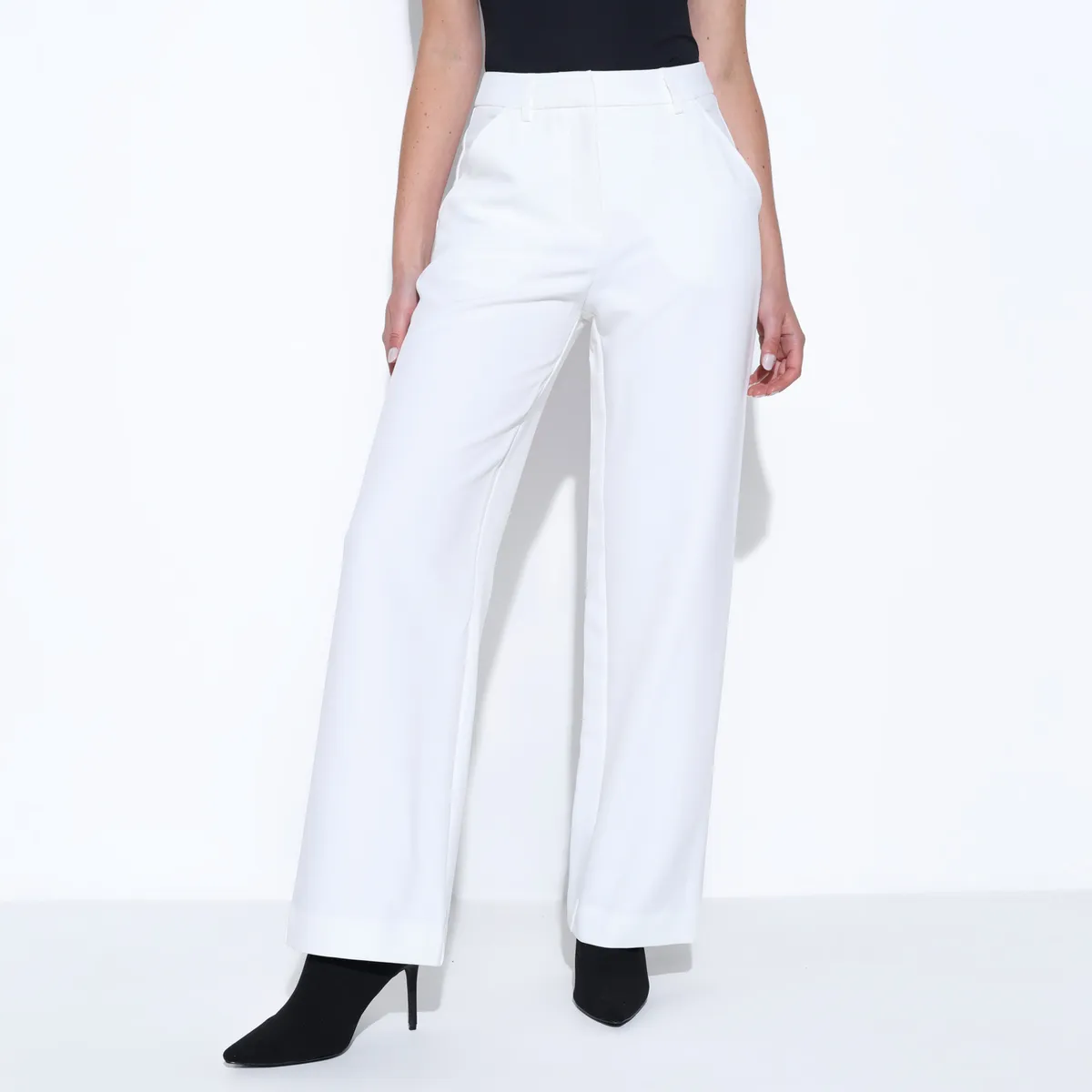 MOSSIMO - Pantalón Recto Mujer Tiro medio Mossimo