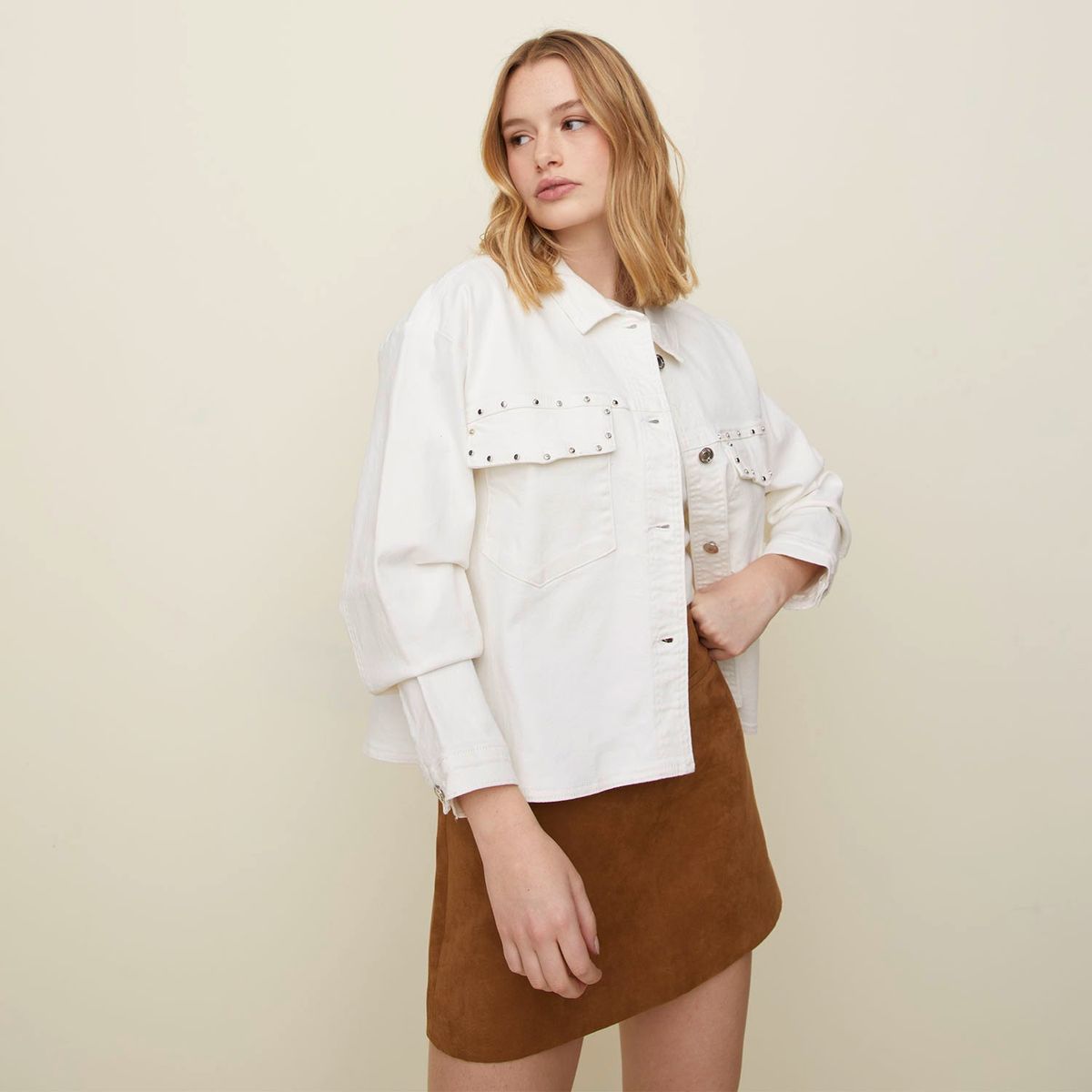 SYBILLA - Chaqueta de jean Mujer de Algodón Sybilla