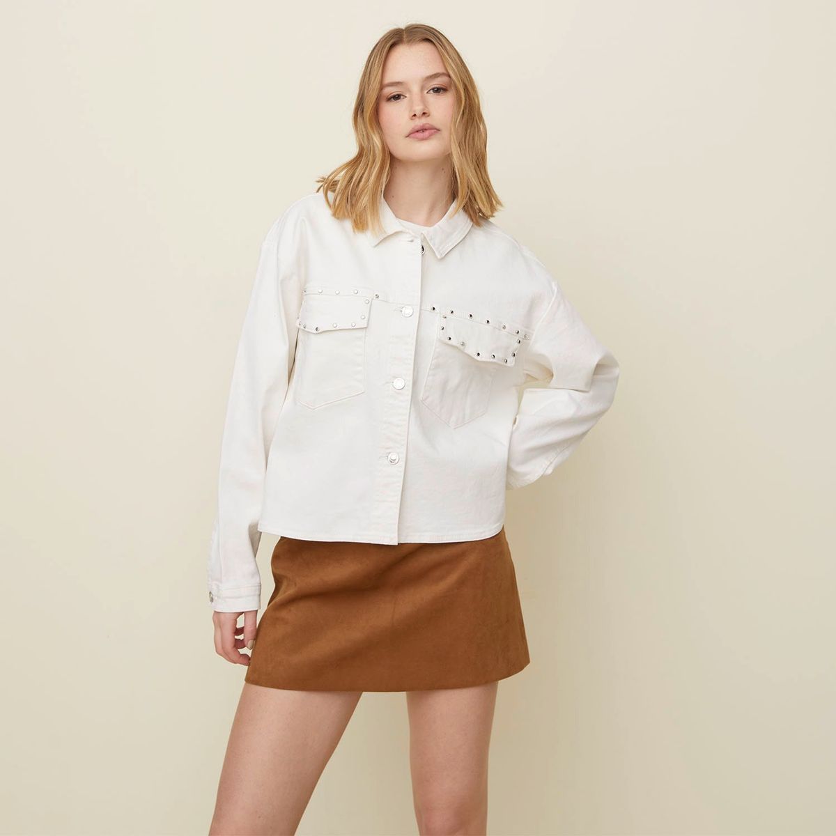 SYBILLA - Chaqueta de jean Mujer de Algodón Sybilla