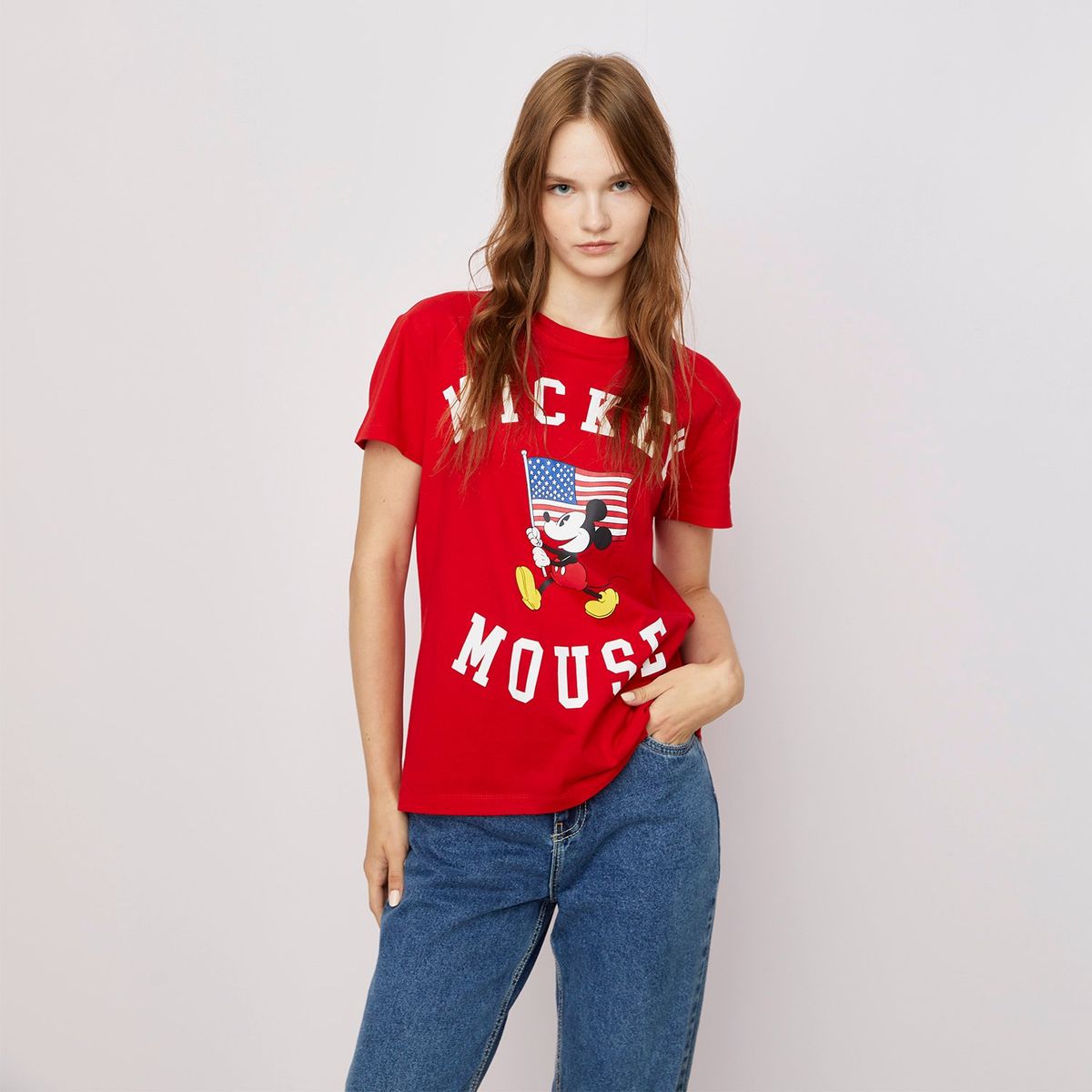 SYBILLA - Camiseta Mujer con Estampado Manga corta de Algodón Sybilla